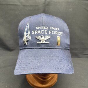 Vintage United States Space Force Baseball Cap with Pins One Size